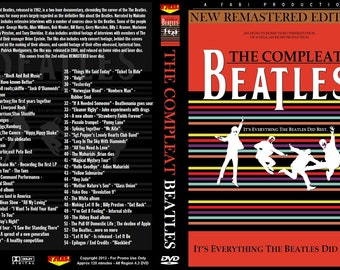 THE COMPLEAT BEATLES Remastered Edition 2013 Dvd