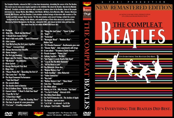 THE COMPLEAT BEATLES Remastered Edition 2013 Dvd - Etsy