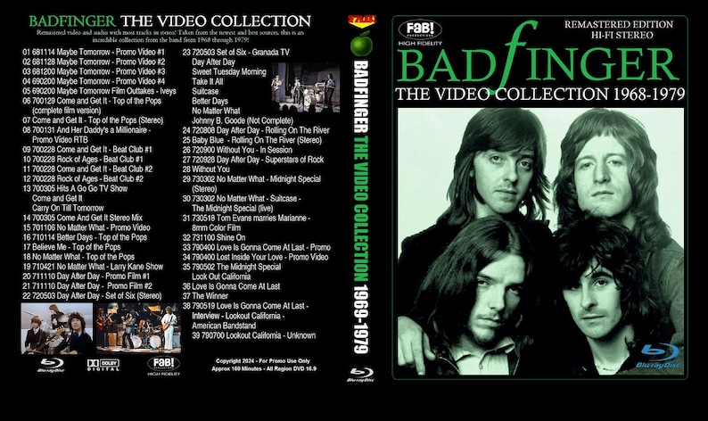 BADFINGER: The Video Collection Vol.2 1968-1979 BLU-RAY Bild 1