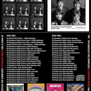 THE BEATLES: The Complete Alternate Mixes Vol.8 1966-67 Strawberry Fields 2 CD