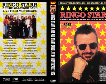 RINGO STARR: Live in MONTREAUX Zwitserland 1992 Pro Shot Dvd