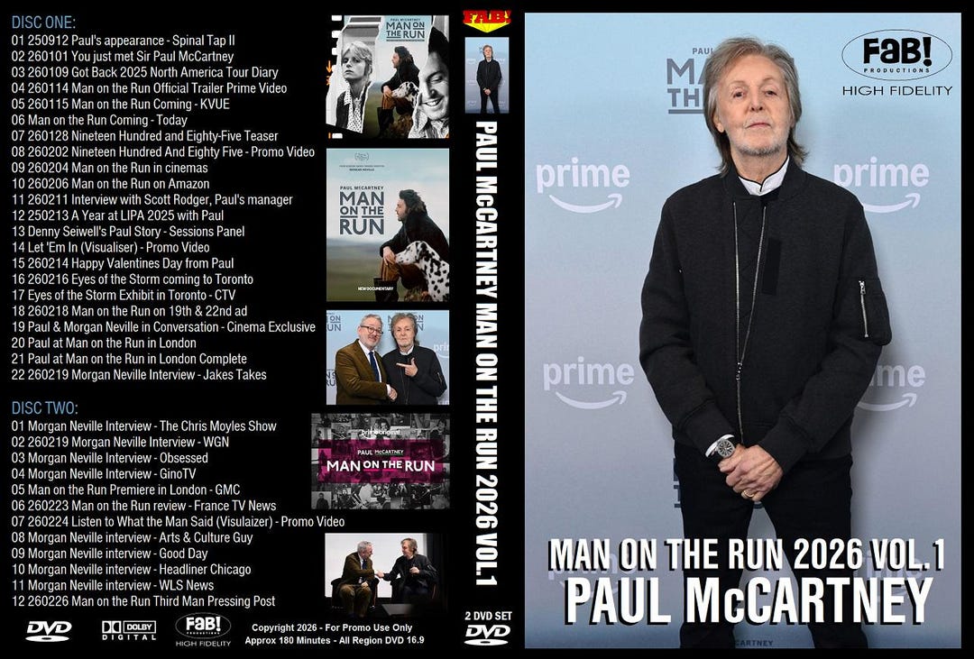 Paul Mccartney Man on the Run Interviews, Trailers, and News 2026