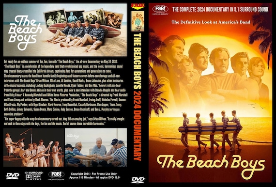 新品未開封BEACH BOYS DVD THE BEACH BOYS 2024 Documentary Dvd - Etsy