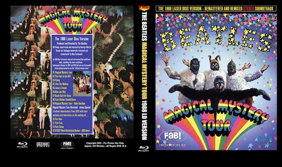 THE BEATLES: Magical Mystery Tour 1988 Laser Disc Version Blu Ray