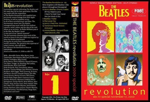THE BEATLES: the Beatles Revolution 2000 TV Special Blu Ray - Etsy