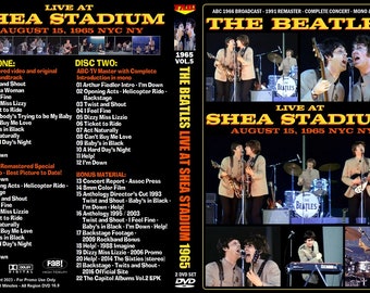 THE BEATLES Live At Shea Stadium 1965 Vol.5 2023 Remaster 2 DVD