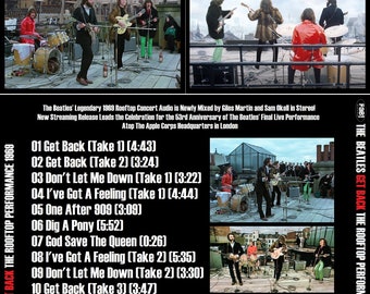 THE BEATLES: Get Back - The Rooftop Performance - 2022 Remaster CD