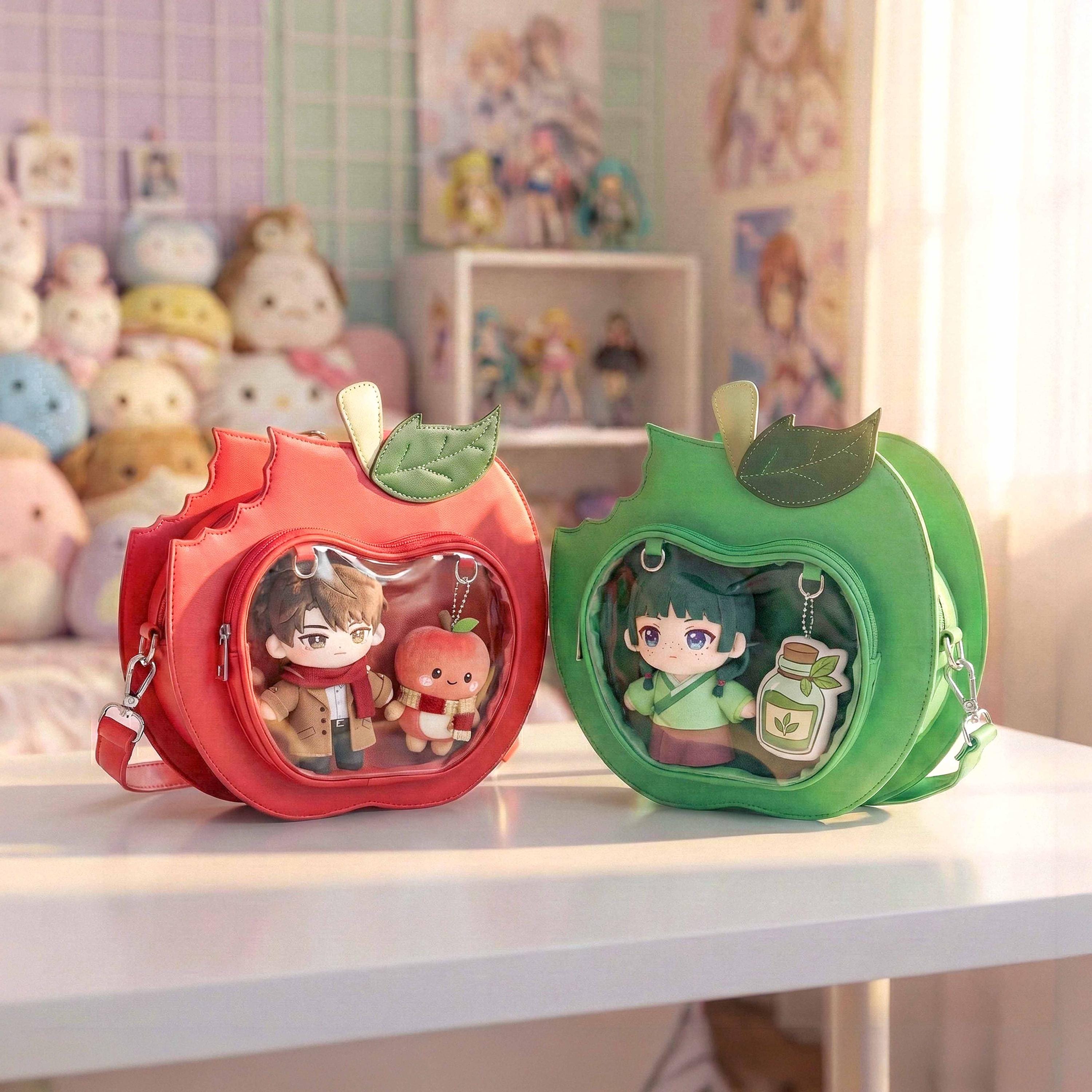 Red & Green · Apple Ita Bag · 3-way Crossbody Backpack · Vegan