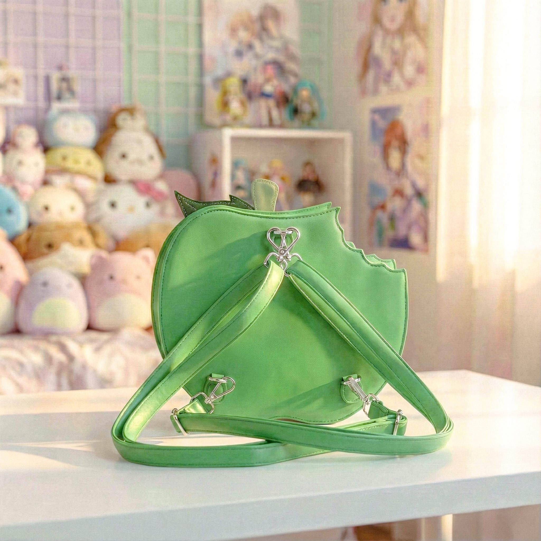 Red & Green · Apple Ita Bag · 3-way Crossbody Backpack · Vegan