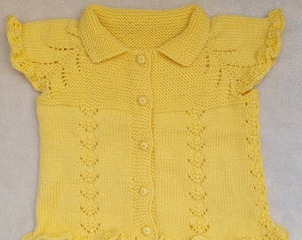 Yellow Ruffle Baby Vest - Cute and Stylish Choice
