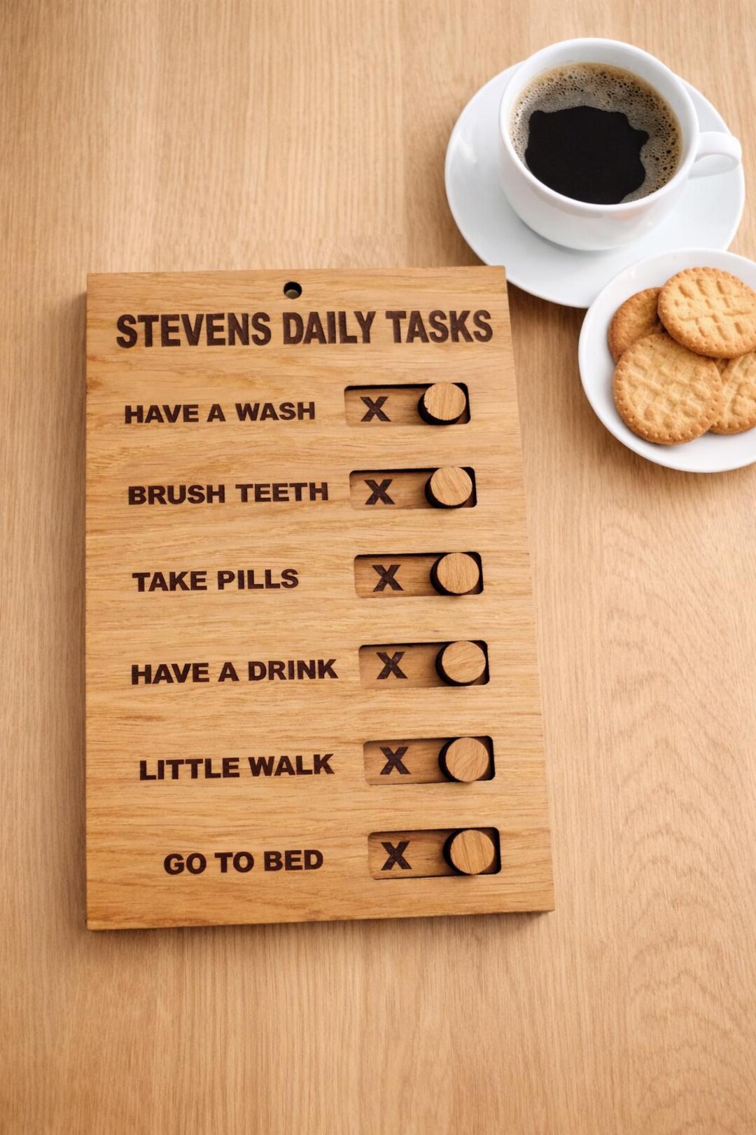 Personalised Dementia Daily Task Board | Alzheimer’s Aid, Memory ...