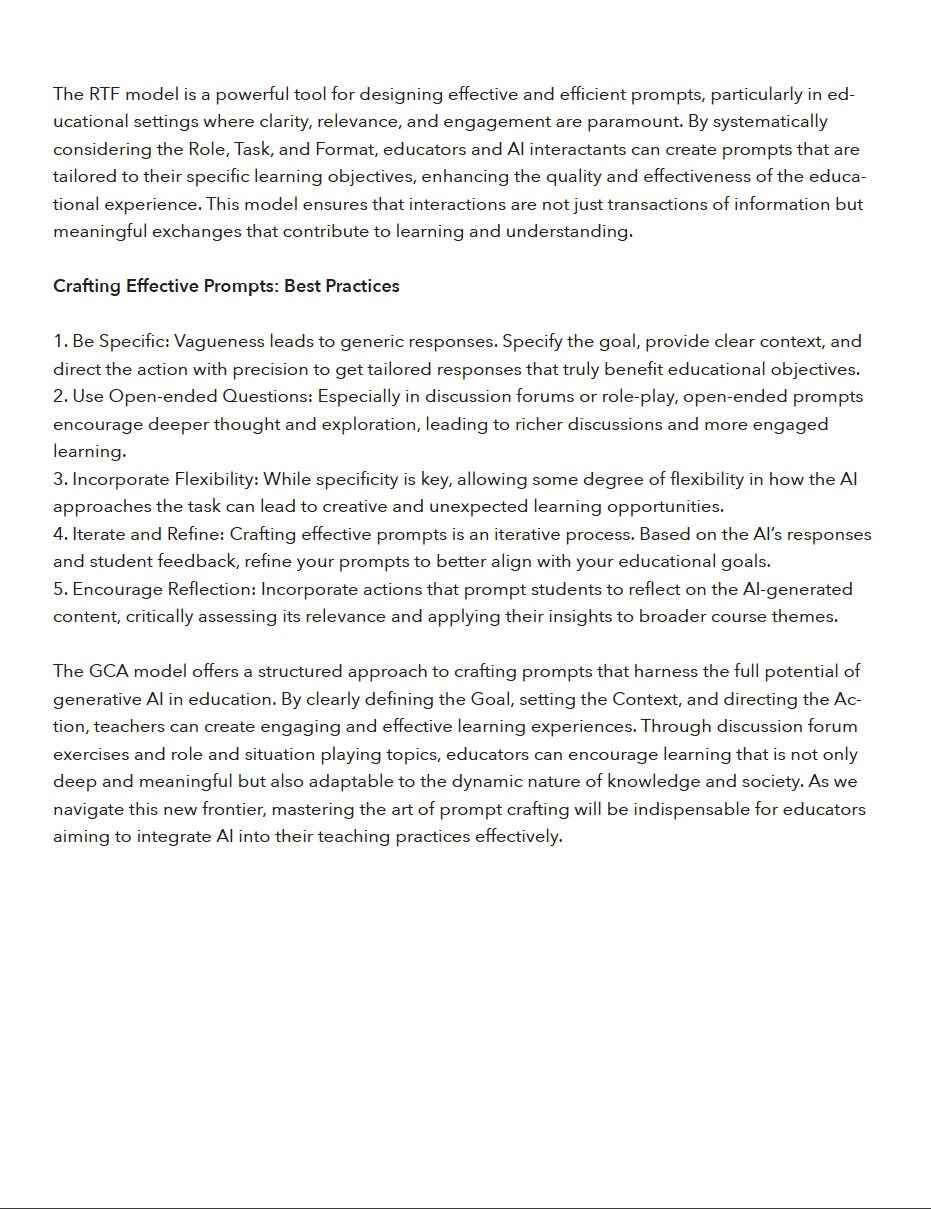 Teaching With Generative AI: Practical Approaches and Sample Lesson ...