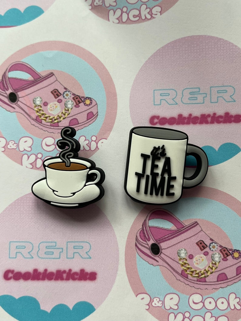 Tea Charm Coffee Croc Charm zdjęcie 1