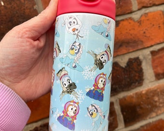 Frozen Bluey - Children’s Water Bottle- Tumbler