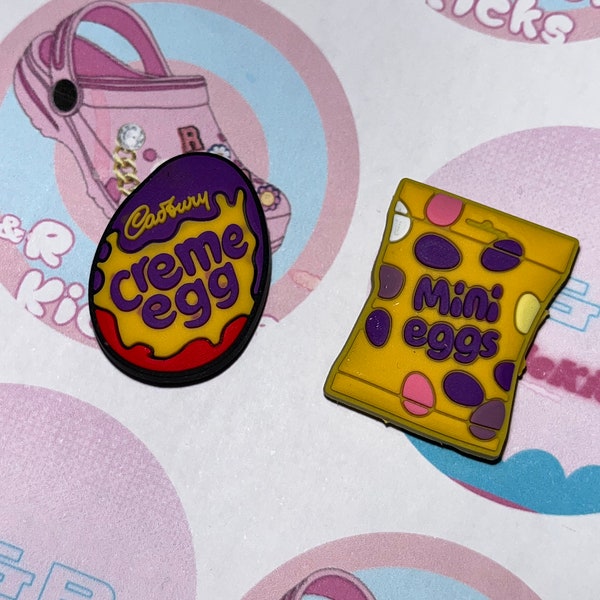 Easter Egg- Mini Eggs - Creme Egg - Shoe Charm