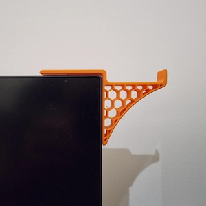 Just3DPrintings Monitor-Mounted Headphone Holder | Space-Saving & Practical Organizer