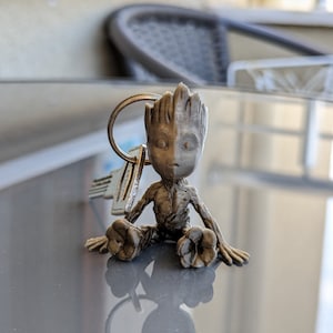 Just3dprintings Baby Groot Keyring | 3DPrint | Keyring | Collection | Decor