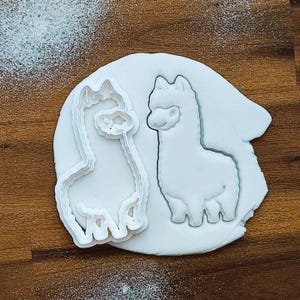 Just3dprintings Ausstechform Alpaka | Niedliches & Lustiges Back-Werkzeug