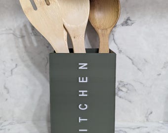 Just3dprintings Kitchen Utensil Holder | Countertop Spoon Organizer