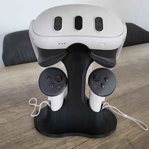 Suporte para fone de ouvido e controle Just3dprintings Oculus Meta Quest VR