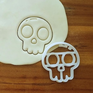Just3dprintings Skull Cookie Cutter | Fun Baking Tool for Halloween & Parties