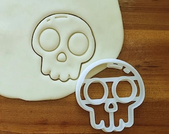 Just3dprintings Skull Cookie Cutter | Fun Baking Tool for Halloween & Parties