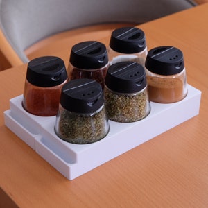 Just3dprintings Spice Jar Drawer for IKEA 360+ | 3DPrint | Jars | Kitchen | Storage Organiser