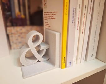 Serre-livres esperluette de Just3dprintings | Impression 3D | Esperluette | Décoration esthétique