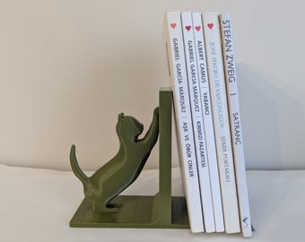 Just3dprintings Cute Cat Bookend
