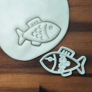 Just3dprintings Fish Cookie Cutter | Fun Baking Tool for Ocean Lovers