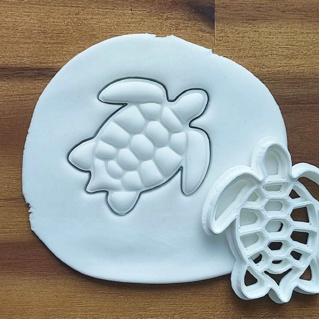 Just3dprintings Turtle Cookie Cutter | Ocean-inspired Baking Tool - Etsy