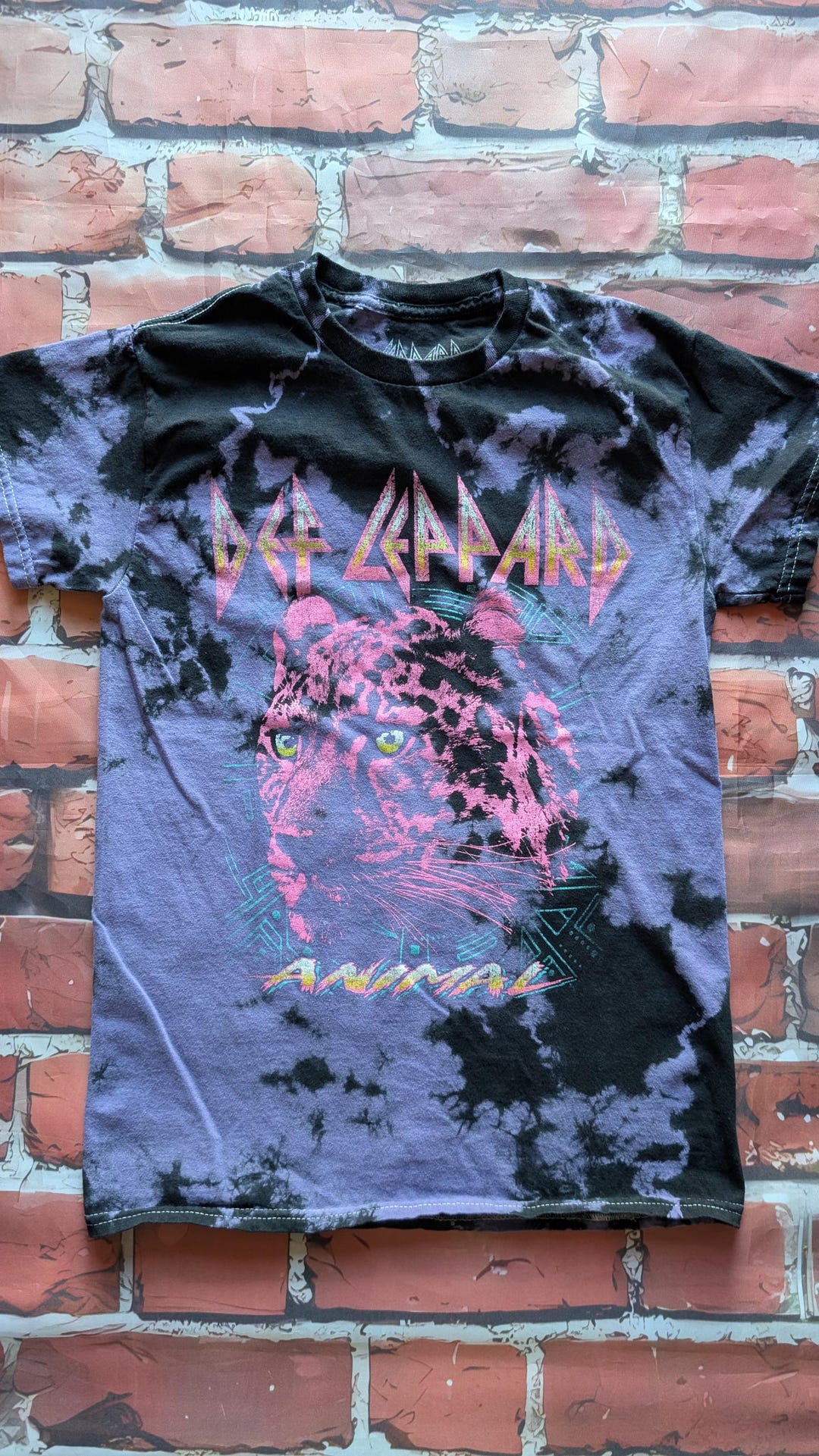 def leppard t shirt tie dye