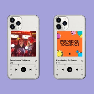 Custom Music Player - Music Plaque iPhone Samsung Phone Case | Album Cover Phone Case | BTS Kpop Phone Case | Custom Picture Phone Case