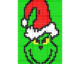 The Grinch Chunky Blanket Pattern