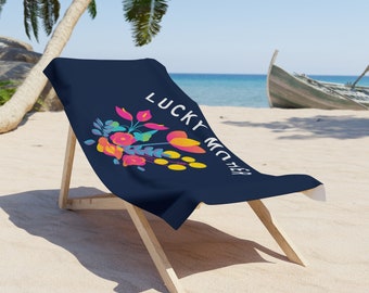 Lucky Mother Towel | Lucky Few Mom Beach Towel | All Profits Donated to Charity | Pool Towel