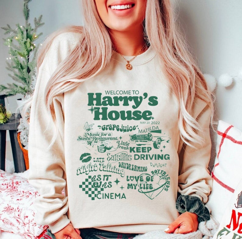 Harry styles deals white hoodie