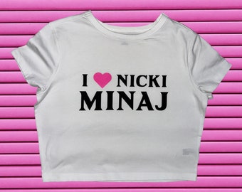 I love Nicki Minaj, Nicki Minaj Lyric Tee, Hip Hop Shirt, Nicki Minaj Shirt, Pink Friday 2,