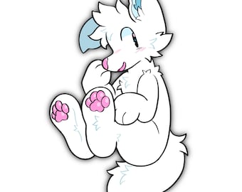 Puppy Sticker - Furry
