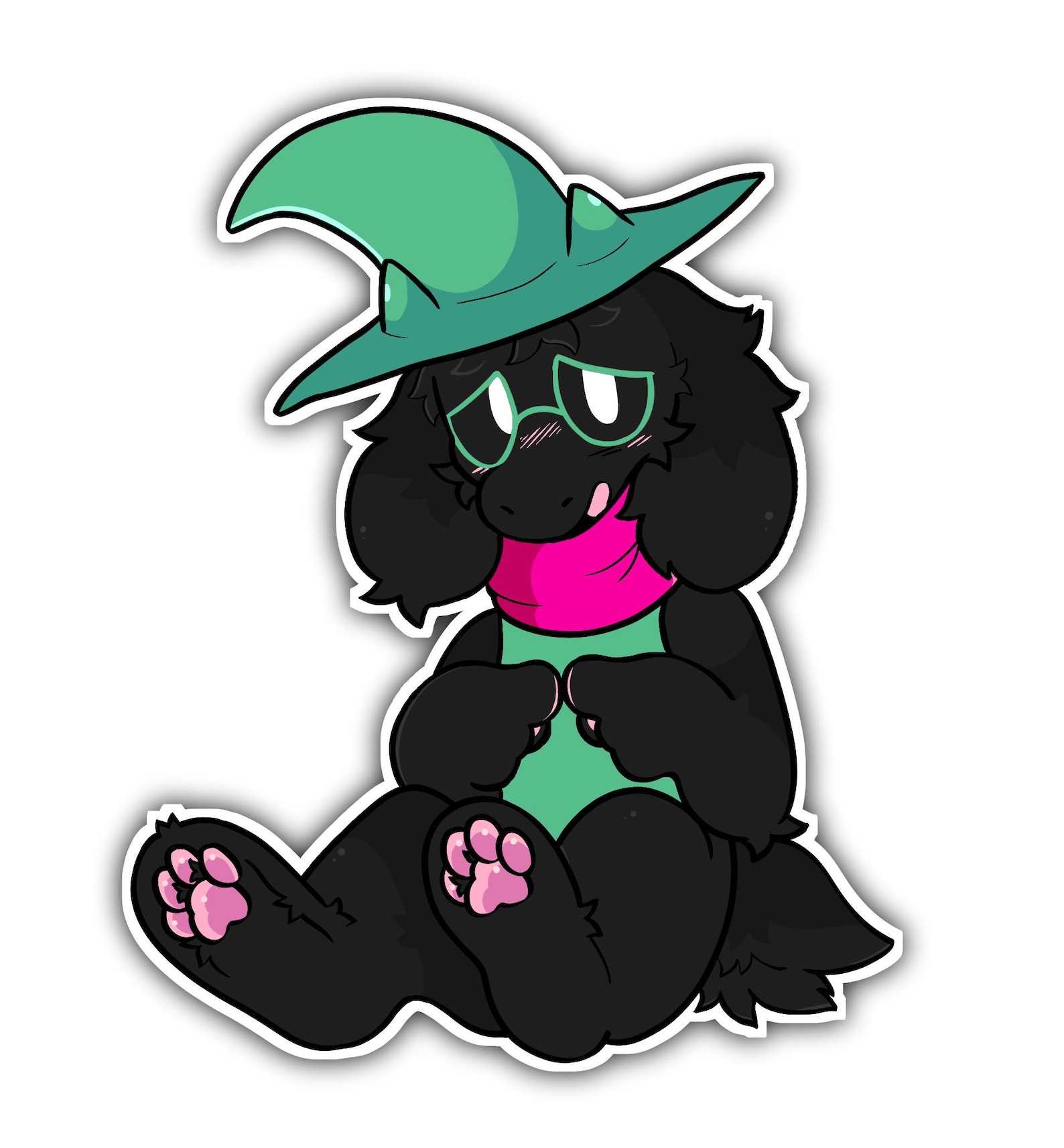 Dead Ralsei Sticker Ralsei Sticker - Furry - Etsy