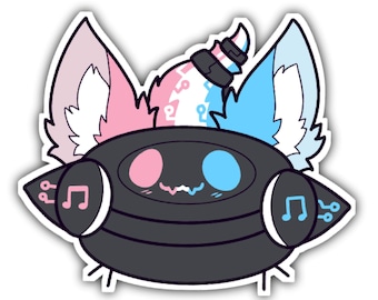 Protogen Roomba Sticker - Furry