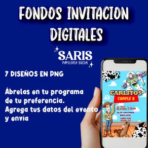 Fondos para invitación digital en png