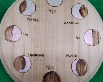 Wooden Pendulum Board for Divination, Oracle Board
