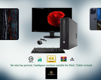 İPhone,Phone, Desktop 4k Wallpaper Set (15 piece)