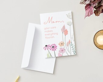 Mother's Day Card Printable, Mother's Day Card Bundle, Sweet Cards for Mom, Last Minute Card, Card for Mom Printable, Instant Download