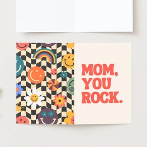 Mother's Day Card Printable, Mother's Day Card Bundle, Funky Cards for Mom, Last Minute Card, Card for Mom Printable, Instant Download