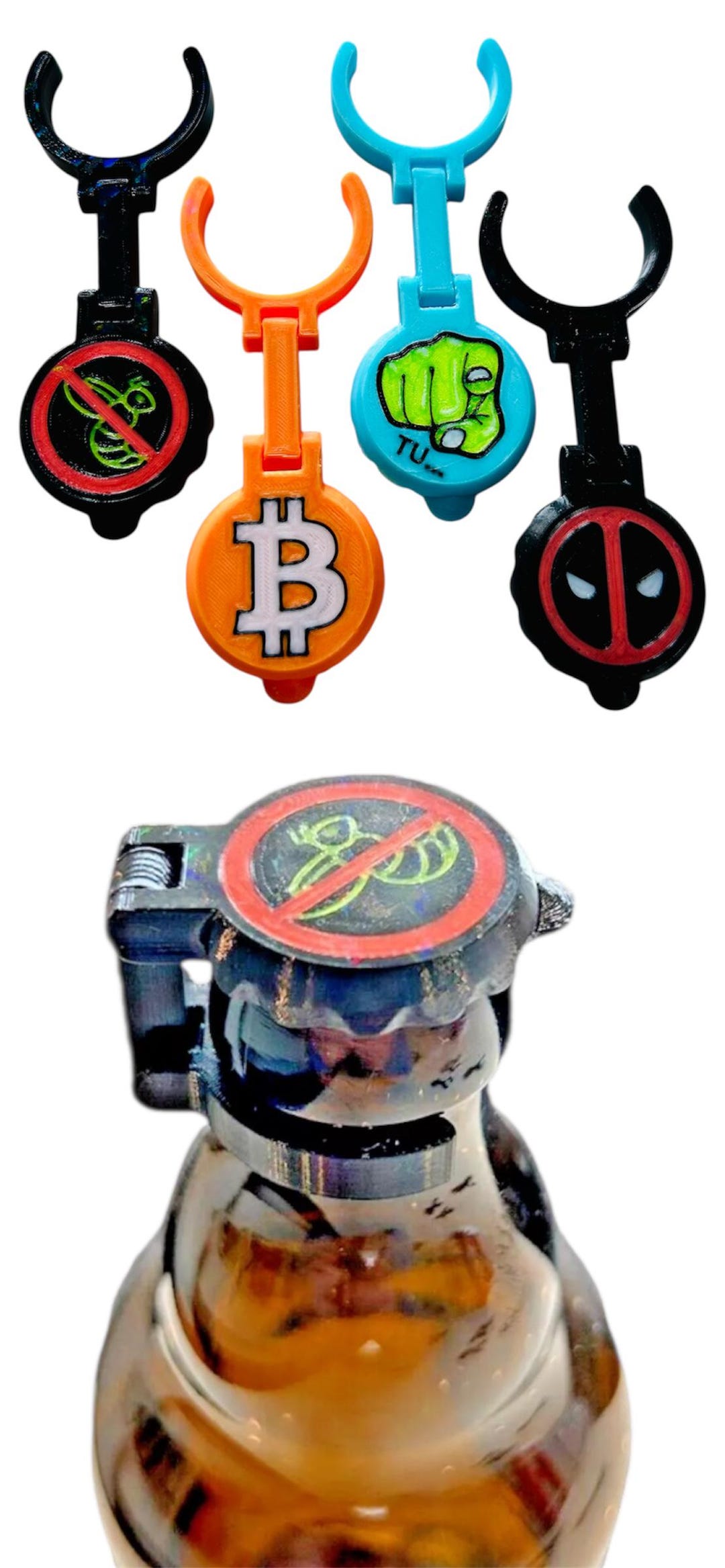 Bottle Cap Insect Repellent Crown Caps (beer Bottles, Soft Drinks ...