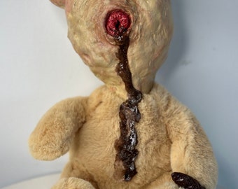 Poo Bear  Creature sculpture