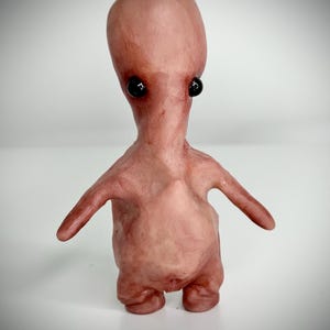 Squishkin - Handmade Polymer Clay Oddity - Creepy Cute Flesh Creature