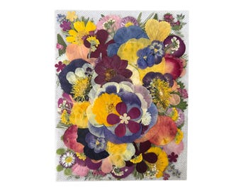 Edible Pressed Assorted Flowers 100 Pack for Cake Decorating, Cookies, Baking Mix