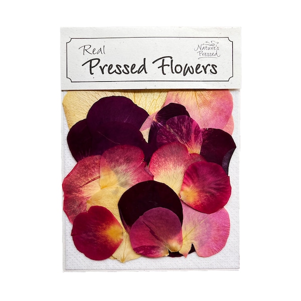 Rose Petals Assorted (Edible) 20 Flowers